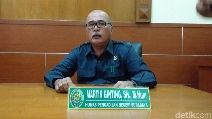 Humas Pengadilan Negeri Surabaya Martin Ginting