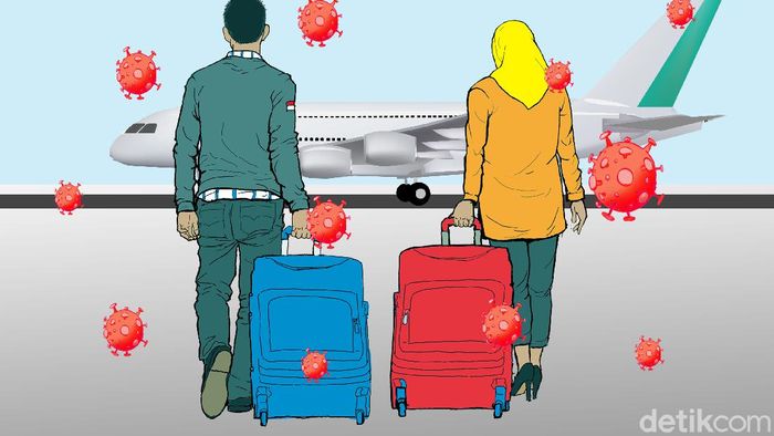 Ilustrasi virus Corona, Covid 19 Poster