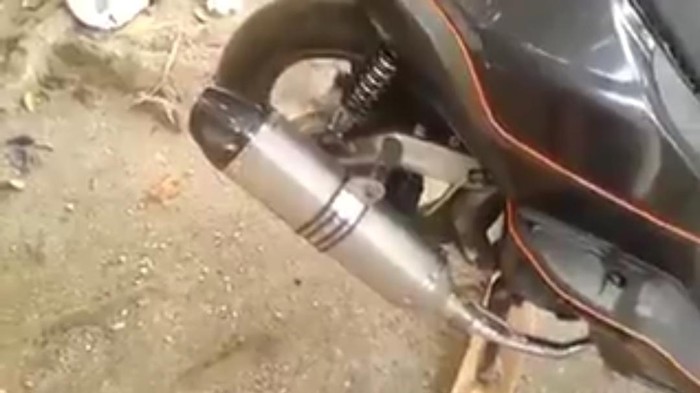masak popcorn pakai knalpot