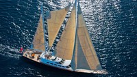 Menurut Burgess, kapal pesiar Morning Glory dapat mencapai kecepatan hingga 14,5 knot. Daya jangkau kapal ini sejauh 4.900 mil laut di kecepatan 10 knot (Foto: CNN)
