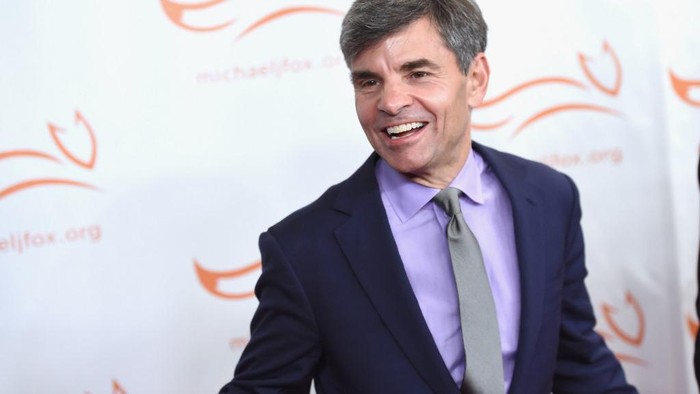 NEW YORK, NY - NOVEMBER 11: George Stephanopoulos on the red carpet of A Funny Thing Happened On The Way To Cure Parkinsons benefitting The Michael J. Fox Foundation at the Hilton New York on November 11, 2017.   Nicholas Hunt/Getty Images/AFP