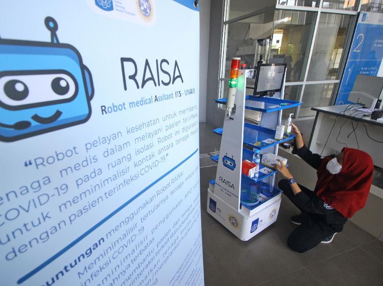 Canggih! RAISA Siap Bantu Tim Medis Tangani Pasien Corona