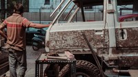 Berawal dari rongsokan, modifikator asal India, Holy Shift Garage menelanjangi Carry Bagong ini. Foto: Holy Shift Garage