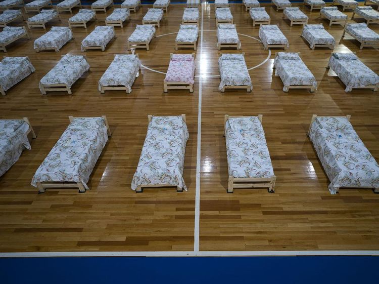 Lapangan Futsal Timnas Argentina untuk Pasien Corona