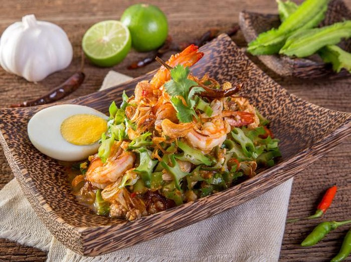 Selada Kecipir dan Udang