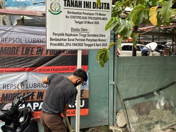 Kejatisu Lakukan Penyitaan Tanah