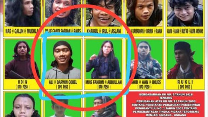 Anggota MIT yang masuk daftar pencarian orang (DPO) (dok. Istimewa)