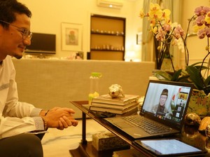 Sandiaga dan Aa Gym Dialog Soal Hikmah di Balik Pandemi Corona