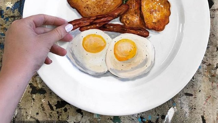 seni melukis makanan seni melukis makanan