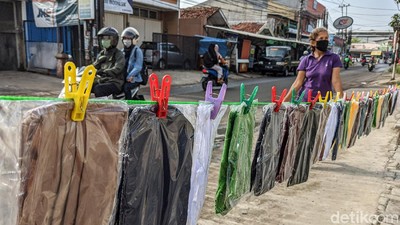 Penjualan Masker Kain Cuan di Tengah Pandemi Corona