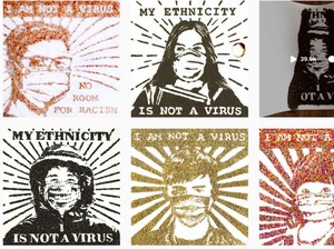 Seniman Red Hong Yi Kritik Rasisme Anti-Asia di Karya Seni Saya Bukan Virus