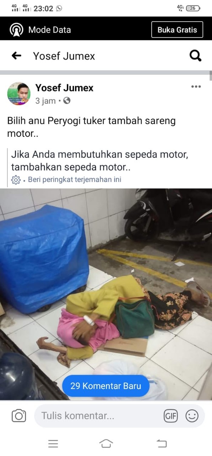 Postingan pria di Tasikmalaya mengenai nenek ditukar motor menuai kecaman