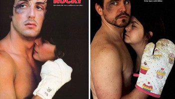 Walaupun sedikit lebih sulit dari biasanya, perlu diingat bahwa kita harus fleksibel dalam situasi-situasi ekstrem ini dan kita harus mencari kemungkinan-kemungkinan baru, ujarnya. Adegan Film Rocky. (Foto: Boredpanda)