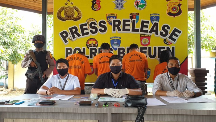 Polisi tangkap 4 pembobol ATM di Aceh (dok. Istimewa)