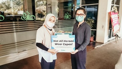 Potret Twindy Rarasati Aktif Hadapi Corona