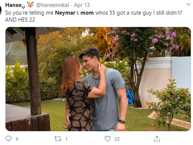 Meme Kocak Ibu Neymar Pacaran dengan Brondong