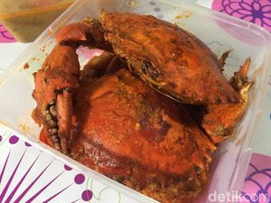 Kepiting Depok: Pedas Mantap Kepiting Telur Bumbu Saus Padang Berharga Miring