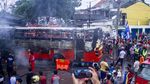 Begini Kondisi Bus Karyawan yang Kecelakaan dan Terbakar di Karawang