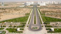 Turkmenistan yang berlokasi di Asia Tengah dan berbatasan langsung dengan Iran ini pun belum terkonfirmasi adanya infeksi Corona. Istimewa/Nellie Huang/BBC.