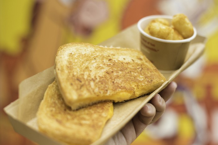 Grilled Three-Cheese Sandwich