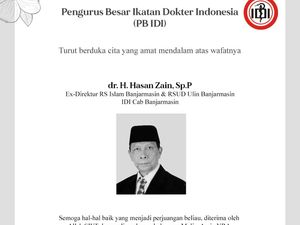 Positif Corona, Dokter Spesialis Paru-paru Pertama di Kalsel Meninggal Dunia