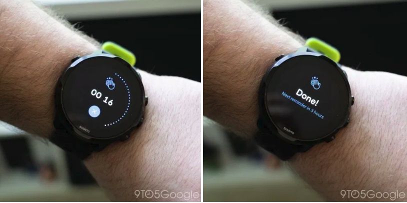 wear os cuci tangan
