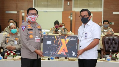 Sinergi BRI-Polri untuk Pekerja Transportasi Terdampak Corona