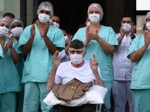 Kakek 99 Tahun Veteran Perang Dunia II Sembuh dari Virus Corona