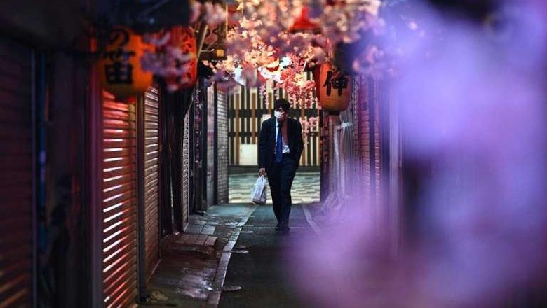 Tokyo Ilustrasi pria di Jepang.