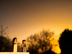 Wedding Fotografer Potret Pengantin Lego Selama Karantina