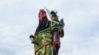 Runtuhnya patung Jenderal Guan Yu itu terjadi sekitar pukul 10.00 WIB. 