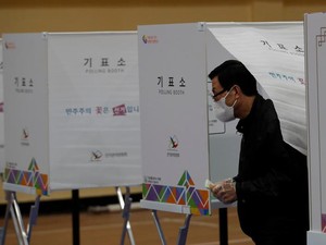 Dinilai Sukses Redam Wabah Corona, Partai Pemerintah Menangkan Pemilu Korsel