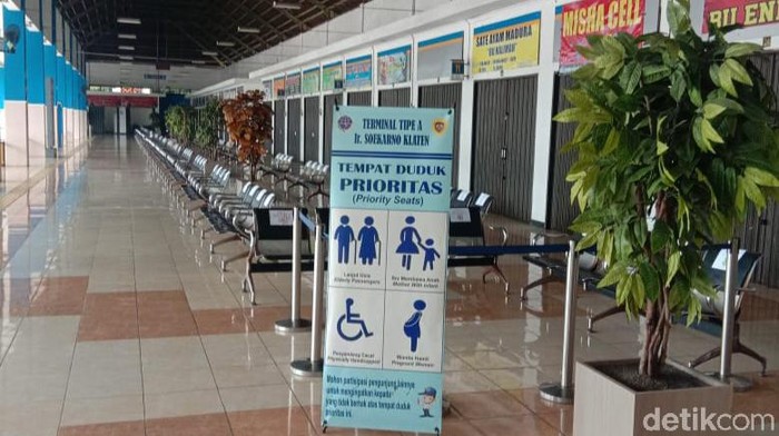Kondisi terminal Ir Soekarno Klaten sepi di tengah Pandemi Corona