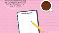 Tips meminimalkan risiko adalah dengan belanja seperlunya saja.