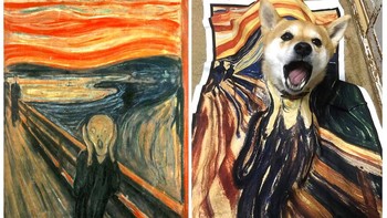 Selanjutanya adalah karya lukisan dari seniman asal Jerman bernama Edvard Munch asal Norwegia kelahiran 1944. karya beliau direproduksi kembali oleh Natalia Rubina. Perlu diketahui seniman Edvard Munch memiliki ciri khas sebagai pelukis ekspresionisme yang menggambarkan penderitaan. Gambarannya terhadap kesengsaraan atau penderitaan sangat memengaruhi perkembangan ekspresionisme di Jerman pada awal abad ke-20. Natalia Rubina via AP.