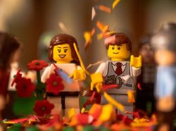 Wedding Fotografer Potret Pengantin Lego Selama Karantina