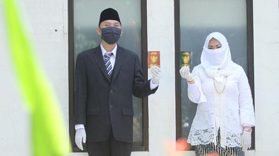 Begini Prosesi Akad Nikah Sesuai Protokol Pencegahan COVID-19
