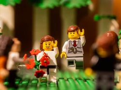 Wedding Fotografer Potret Pengantin Lego Selama Karantina