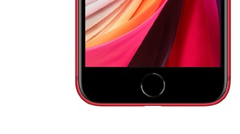 Bagian bawah masih terdapat tombol Home yang menyatu dengan sensor Touch ID. Foto: Apple