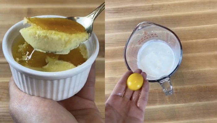 Resep creme brulee TikTok