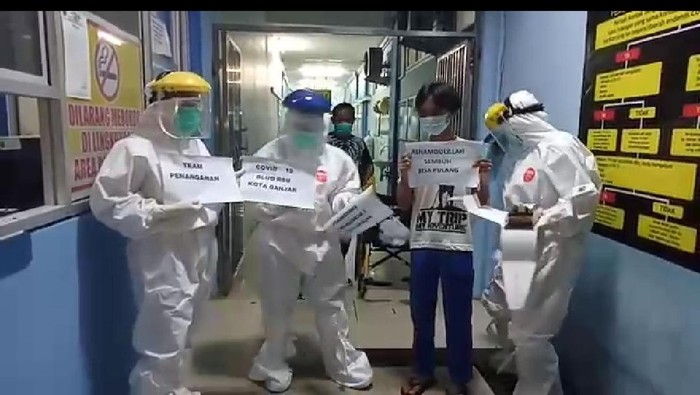 Pasien corona di banjar sembuh