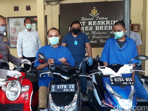 Komplotan Pencuri Motor Lintas Provinsi Dibekuk Warga Brebes