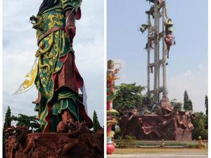 Patung Dewa Setinggi 30 Meter di Tuban Runtuh, Siapa yang Dirugikan?