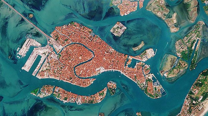 Foto satelit Venesia
