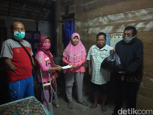 Salut! Difabel Blora Galang Dana-Sembako Buat Warga Terdampak Corona