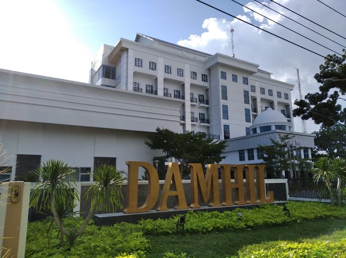 Hotel Damil milik UNG, siap dihuni petugas kesehatan. (Ajis Khalid/detikcom)