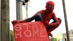 Spiderman hingga Ironman, Kampanye Lawan Corona di Makassar