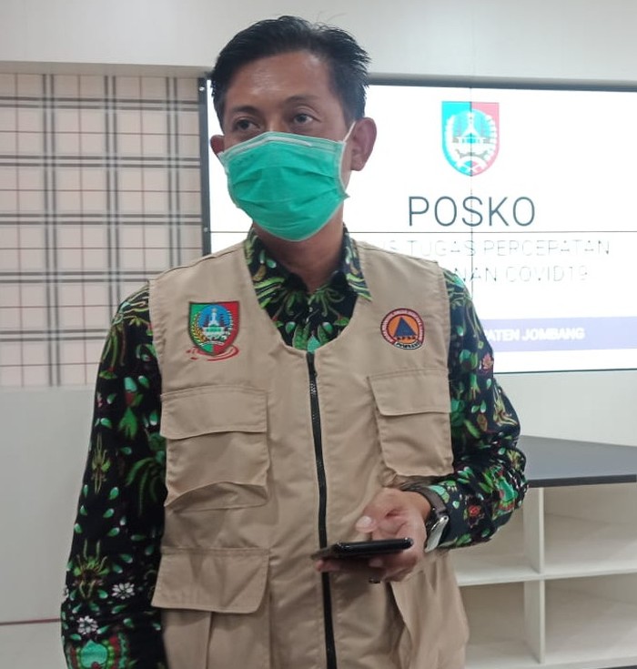 Jubir Gugus Tugas Percepatan Penanganan COVID-19 Kabupaten Jombang Budi Winarno