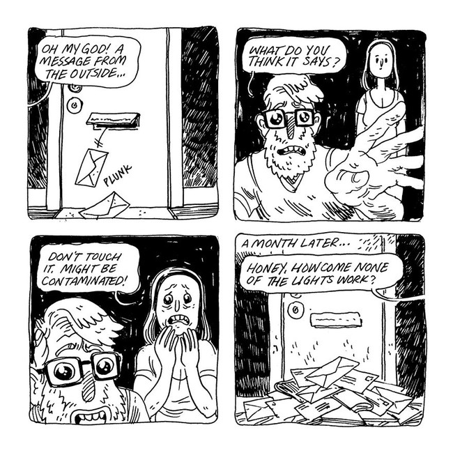 Virus Corona membuat kita semakin parno dan khawatir, sampai-sampai mau menerima surat atau paket juga jadi was-was ya.. Tapi kalau didiamkan terus menerus lama-lama paket dan surat-surat yang dikirim untukmu bisa menumpuk loh. Foto: Instagram @brokegrid