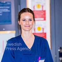 Dilansir Independent, Putri Sofia sebelumnya telah di-training tiga hari di Sophiahemmet University College di Stockholm guna membantu mengatasi virus Corona. Foto: Instagram @swedishpressagency